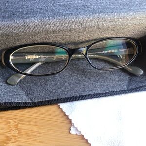 Super Cute! Modern, Black Rectangular Eyeglasses